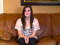 HD video of 18-year-old fucking on casting couch