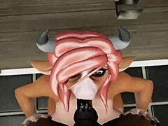 Хардкор 3Д порно са крављицама