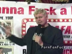 Hardcore amateur pornstar fucks fan who won contest in real life