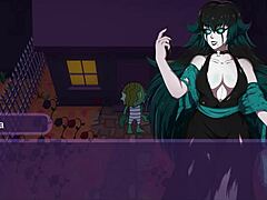 Permainan lucah hentai Halloween menampilkan ahli sihir seksi dengan payudara besar dan zakar besar