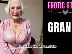 Granny's steamy audio only experience with a young male escort