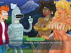 Game hentai animasi gaya Amerika menampilkan gadis-gadis Amazon berpayudara besar