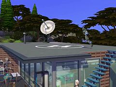 Novo dodaná modelka Sims 4 s zmyselnými prsiami