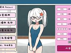 Japansk skolejente blir straffet i Hentai-spill