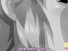 Azijke v risankah se ukvarjajo z javnimi spolnimi dejanji v animiranem hentai videu 19