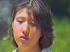 Vintage japansk porrfilm med en het och het session