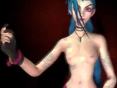 Softcore tánc és zene a League of Legends szexi videójában