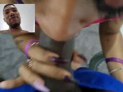 Una coppia nera gode di sesso anale hardcore senza preservativo