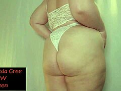 Watch Anastasiagree's beautiful big ass bounce on webcam