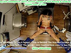 Doctor tampas com's lesbian torture clinic features young American lesbian Stefania Mafra
