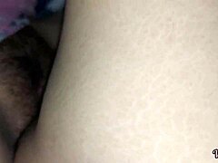 Amateur Indian couple explores cunilingus and creampie in homemade video