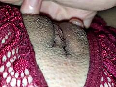 Solo female masturbation: Tight pussy orgasm with solo masturbation