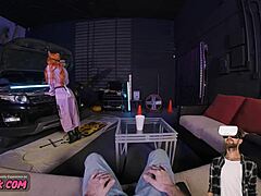 Sexy cartoon hackwrench takes charge in POV VR porn