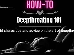Master deepthroating techniques with erotic audio for men