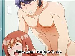 Ekskluzywny angielski film anime z napisami przedstawia intensywny seks oralny