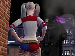 Harley Quinns uwodzicielsko spotyka Batmana w animowanym krótkim filmie