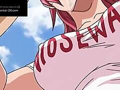 Se en usensurert anime-video med en stor rumpe-babe med engelske undertekster