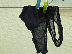 Secretly admiring my neighbor's underwear