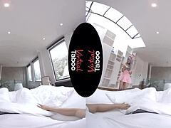 Shaved ass gets fucked in virtual reality