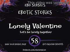 POV audio of lonely Valentine's Day fetish for women