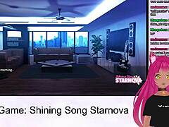 Vtuber Akis reist door Starnova's anime en hentai-spelletjes