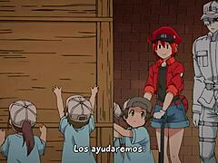 Hataraku Saibou Anime Hentai în spaniolă