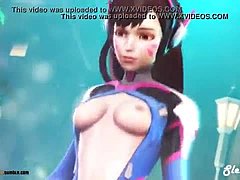 HD Cartoon Porn: Overwatch Hentai ZD Two with Animated Girls