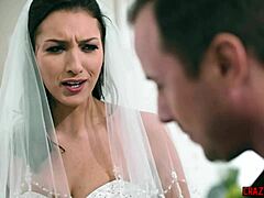 Big tits bride anal fucked by grooms brother hardcore
